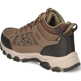 SKECHERS Selmen Melano Trekking Shoes, Chocolate Leather W/Mesh, 45