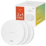 Hombli smarter Rauchmelder weiß 2+1 Promo Pack