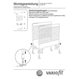 Cordes Variofit Seitenbügelwagen 1060 x 640 mm