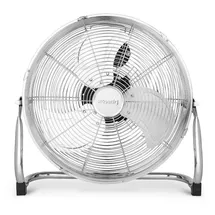 h.koenig JOE30 40 cm Bodenventilator Silber