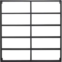 Bloomingville Weinregal 40 x 10 x 10 cm Schwarz
