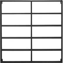 Bloomingville Weinregal 40 x 10 x 10 cm Schwarz