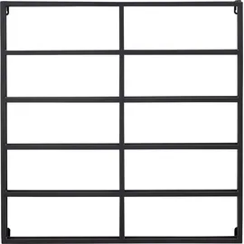Bloomingville Weinregal 40 x 10 x 10 cm Schwarz