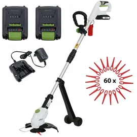 Trutzholm Akku Rasentrimmer 20 V inkl. 2 x 2,0 Ah und Ladegerät
