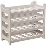 ARTECSIS Weinregal 24 Flaschen 4-tlg. Granitgrau