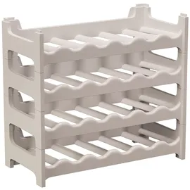 ARTECSIS Weinregal 24 Flaschen 4-tlg. Granitgrau