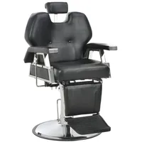 Mokuyary Friseurstuhl Schwarz 72x68x98 cm Kunstleder für Büro Salon Massage Spa