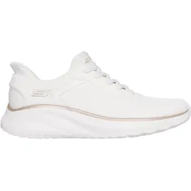 SKECHERS Bobs Squad Chaos Damen Weiß/Gold 36