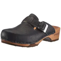 Woody Damen Manu Clogs, Schwarz (Nero), 41 - 41 EU