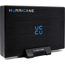 Hurricane GD35612 5TB Aluminium Externe Festplatte, 3.5' HDD USB 3.0, 64MB Cache, 5000GB für Mac, PC, Backups