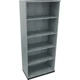 SOENNECKEN Regal 5OH 800x442x186,9 Anthrazit-Metallic/Beton hell