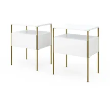 Vicco Nachttisch, Mira 40 x 50 cm 2er Set
