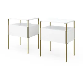 Vicco Nachttisch, Mira 40 x 50 cm 2er Set