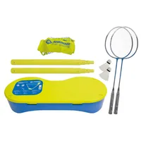 Donic Schildkröt Schildkröt 970992 - Fun Sports, Badminton-Set Compact, im Kunststoffkoffer