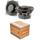 JUST SOUND best choice for caraudio Lautsprecher Boxen Focal ICU100 | 10cm 2-Wege Koax Auto Einbauzubehör - Einbauset passend für BMW Z3 - justSOUND