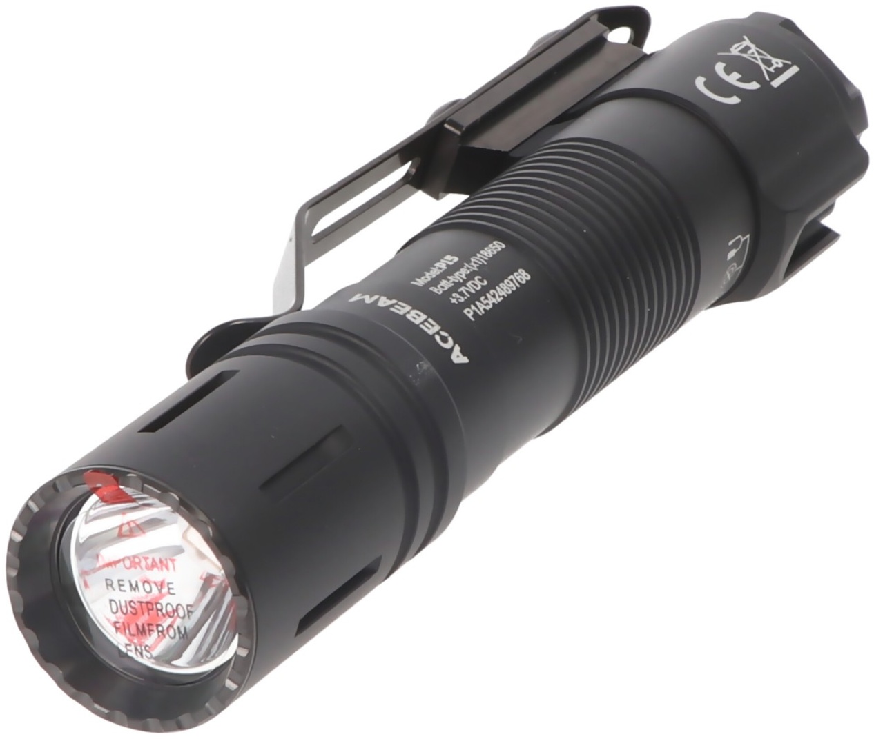 AceBeam P15 Defender LED-Taschenlampe mit 1.700 Lumen, Reichweite bis zu 330 Metern, inklusive 18650 3100mAh Li-Ion Akku