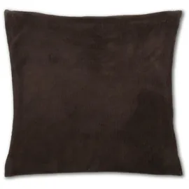 BestLivings Kissenbezug Kuschel 30 x 30 cm Braun