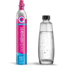 Sodastream Duo Glasflasche 1 l + Zylinder