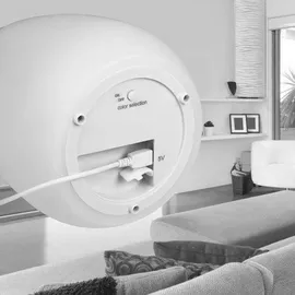 smartwares OOO-50002 LED-Außentischlampe 1W Warmweiß, RGB Weiß