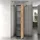 home collective Bücherregal 50 x 35 x 180 cm Grau