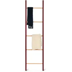 Tchibo - Dekoleiter mit roten Seitenelementen - 45x5x167,5cm - rot - Holz