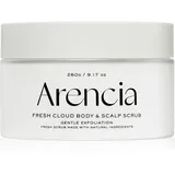 ARENCIA Fresh Cloud White Tea & Neroli sanftes Peeling Für Körper und Haar 260 g