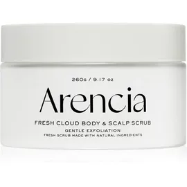 ARENCIA Fresh Cloud White Tea & Neroli sanftes Peeling Für Körper und Haar 260 g