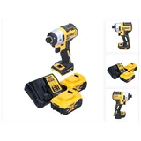 DeWalt DCF 887 P2 Akku Schlagschrauber 18 V 205 Nm 1/4" Brushless + 2x Akku 5,0 Ah + Ladegerät