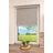 K-HOME Springrollo Klemmfix-Rollo 100 x 200 cm grau