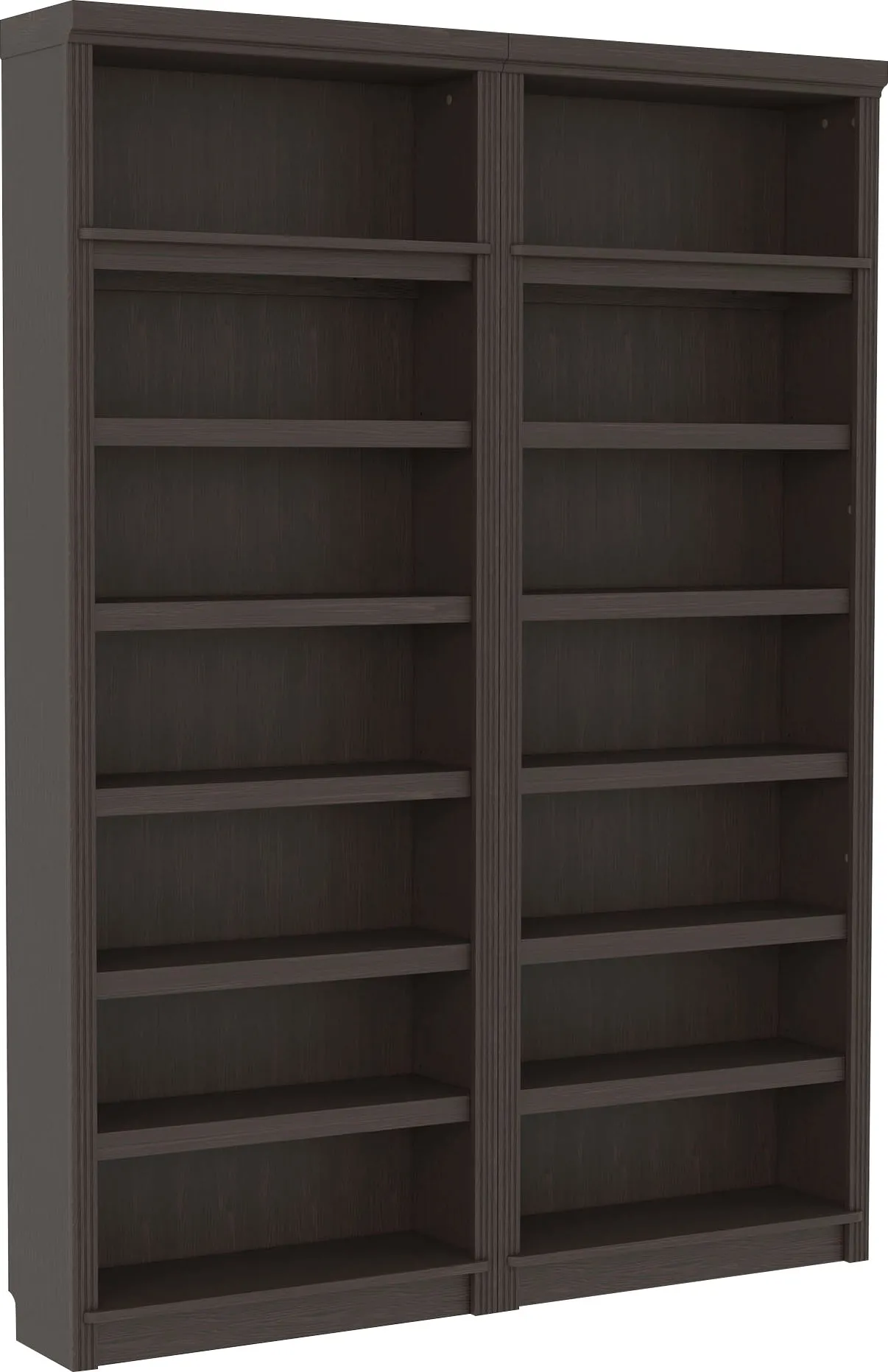 Bibliothek HOME AFFAIRE "Soeren" Regale Gr. B/H/T: 160 cm x 220 cm x 29 cm, 14 St. offene Fächer, braun (dunkelbraun) Mit viel Stauraum