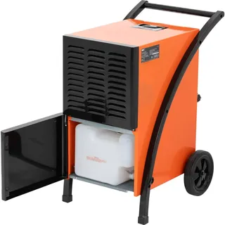 MSW Bautrockner - 60 l / 24 h - 80 m2 - 750 m3/h - mit Griff und 2 Rädern