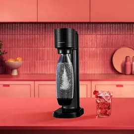 Sodastream Gaia schwarz + PET-Flasche + Zylinder