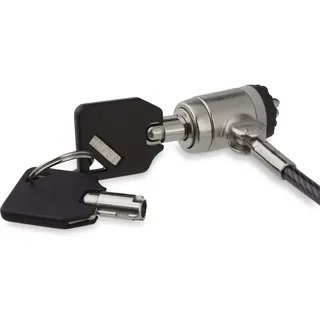 Startech Laptopschloss (Push-to-Lock Taste, 2 m Stahlkabel, Notebook Diebstahlsicherung, Kabelschloss)