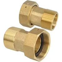 wasser gerate Wasserzähler Verschraubung 1 1/2" Messing"