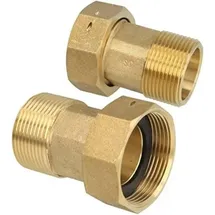 wasser gerate Wasserzähler Verschraubung 1 1/2" Messing"