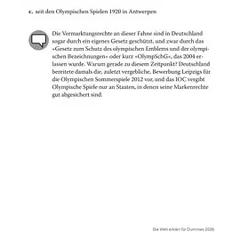 Harenberg Die Welt erklärt für Dummies Tagesabreißkalender 2026