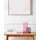Beliani Blumenvase Glas rosa