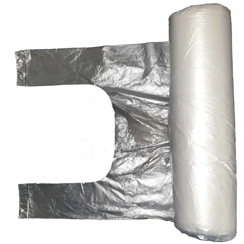 5000 Stück Knotenbeutel Tragetaschen 220 x 110 x 38 mm 3 kg auf Rolle