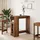 vidaXL Bartisch mit Regal 101 x 40 x 103,5 cm Braun