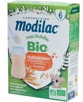 Modilac Mes céréales bio Multicéréales Aliment 250 g