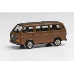 HERPA 430876-002 1:87 VW T3 Bus mit BBS-Felgen, broncebeige metallic