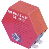 3M SJ 356D Dual Lock Klettband zum Aufkleben Pilzkopf (L x B) 5000mm x 25mm Transluzent 1 Paar