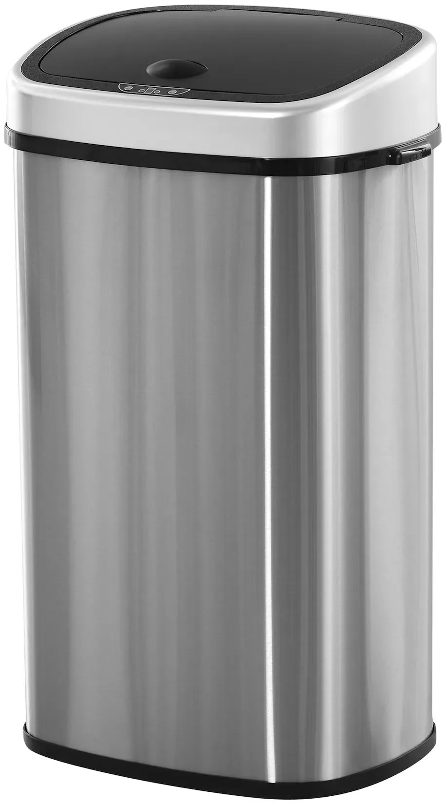 HOMCOM Sensor Mülleimer Edelstahl, ABS