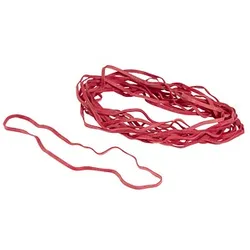 Gowi Gummibänder rot 0,4 cm, Ø 15,0 cm, 500,0 g