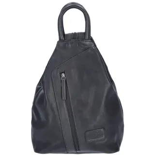 The Skandinavian Brand Damen Leder Rucksack  Black