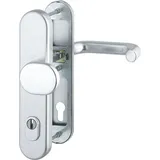 HOPPE® Schutz-Wechselgarnitur mit Langschild Paris 86G/3332ZA/3310/138, 10/92 mm, Aluminium, Farbe: weiß