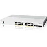 Cisco Catalyst 1200-24P-4X-Smart-Switch, 24-Port-GE, PoE, 4 x 10-GE-SFP+, eingeschränkter Lebenszeitschutz (C1200-24P-4X)