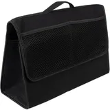 Kofferraumtasche Rutschfest Größe XL Robust Meshtasche Filz Schwarz für mehr Ordnung im Auto 24807