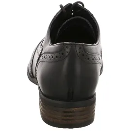 CLARKS Hamble Oak Derby, Schwarzes Leder, 37.5