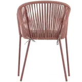 Natur24 4er Set Stühle Yanet in Terrakotta 56x79x55cm Sessel Veranda